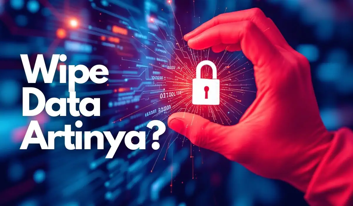 wipe data artinya